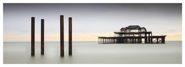 Brighton pier remnants